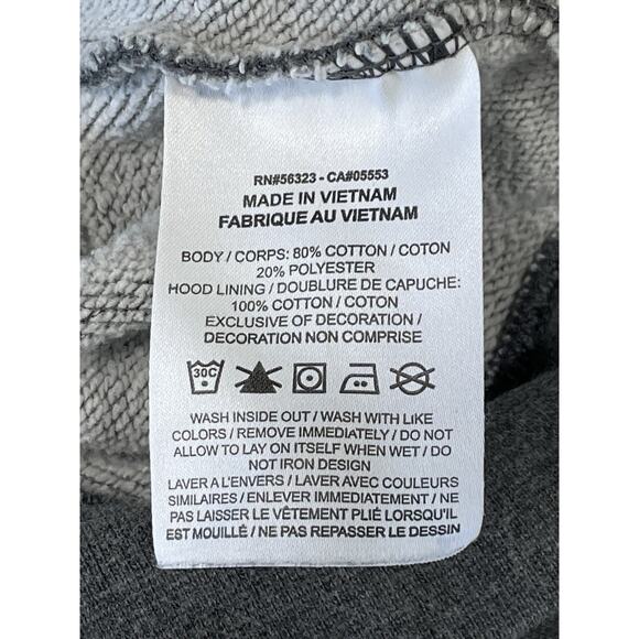 Nike Sportswear Essential Women’s XL Gray Funnel-Neck Fleece Pullover Hoodie - Picture 7 of 8